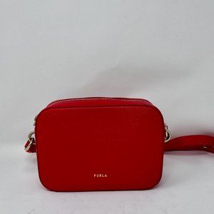 Furla Leather Crossbody Zip Bag
